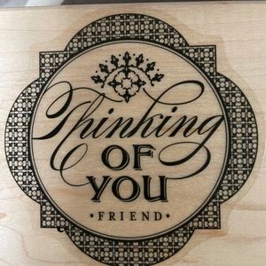 Retired Stampin up stamp “just thinking”